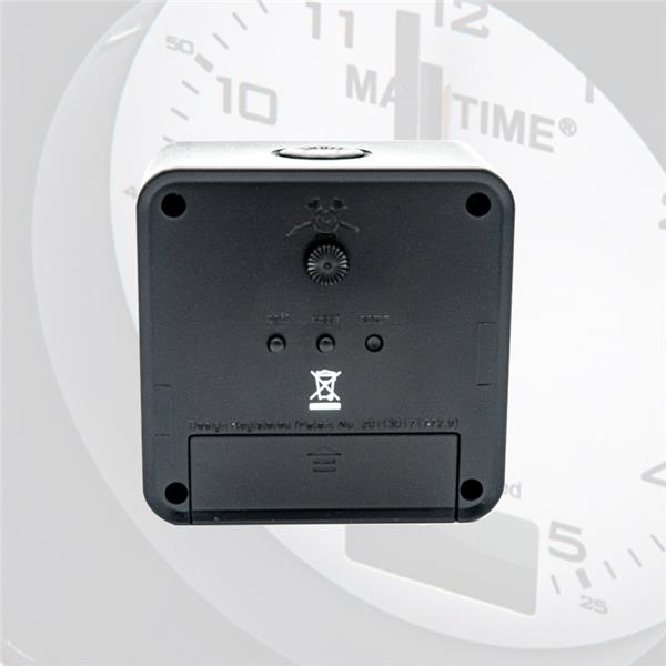 Radio gestuurde wekker zwart - Philios