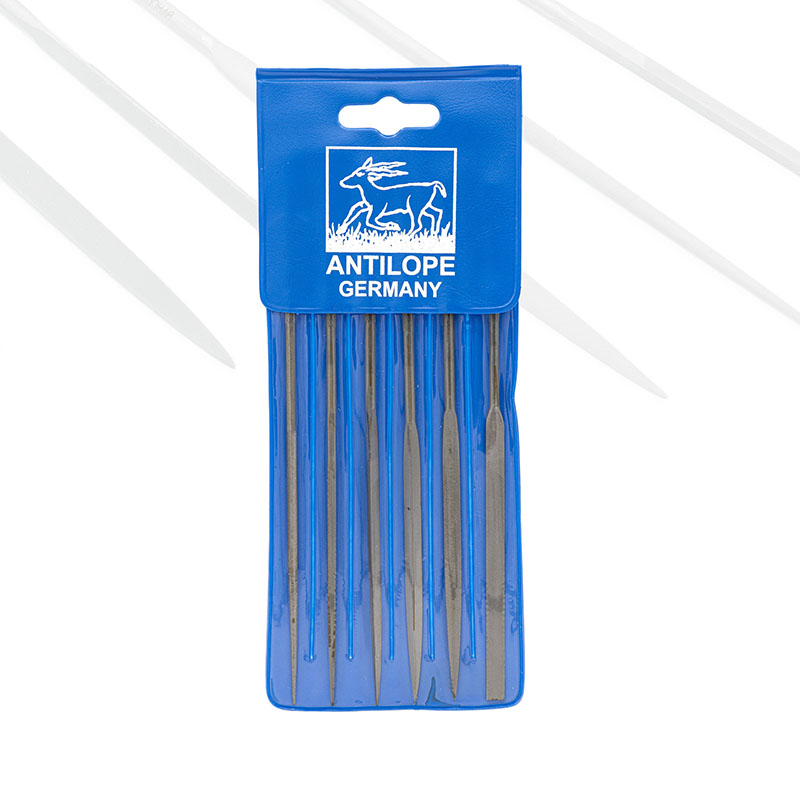 Juweliers Zagen, vijlen en schuren: Antilope vijlenset