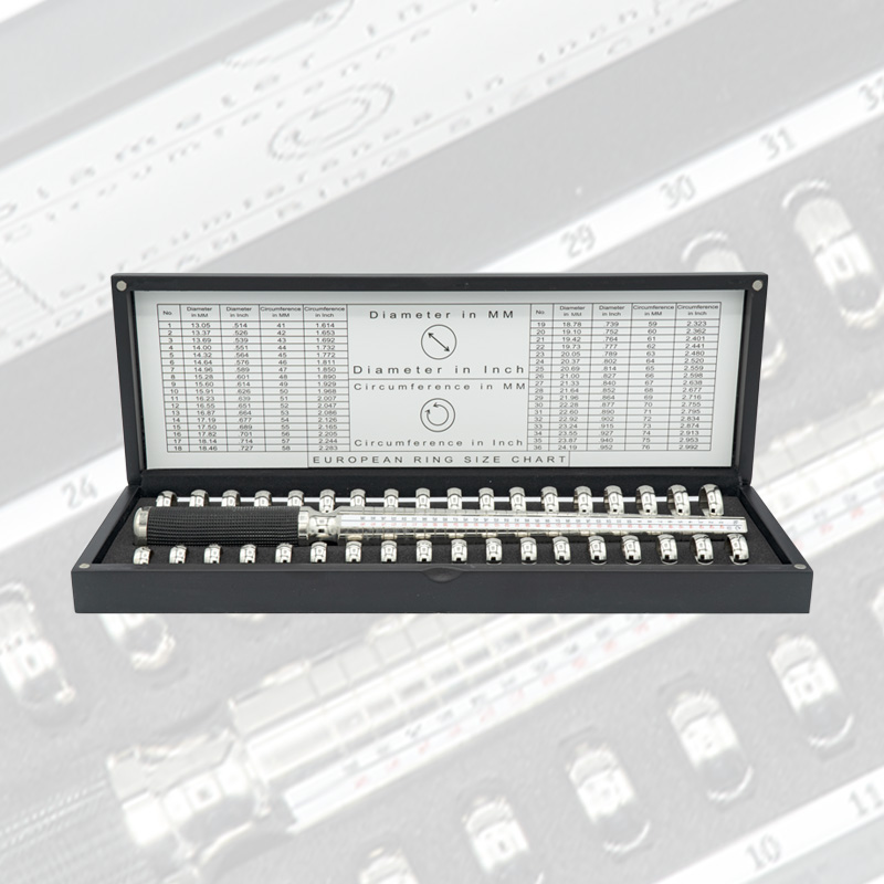 Juweliers Meetinstrumenten: Maatringen set deluxe