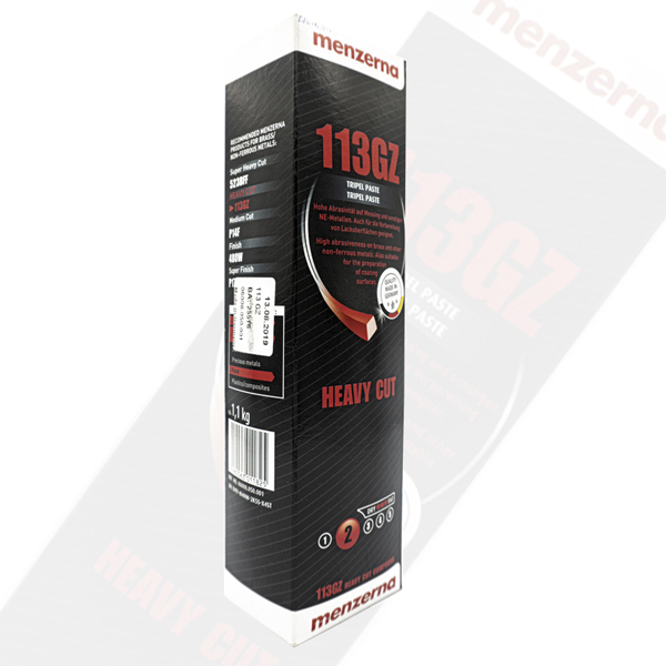 Juweliers Polijstpasta: Menzerna 113 GZ polijstpasta bruin voorpolijsten