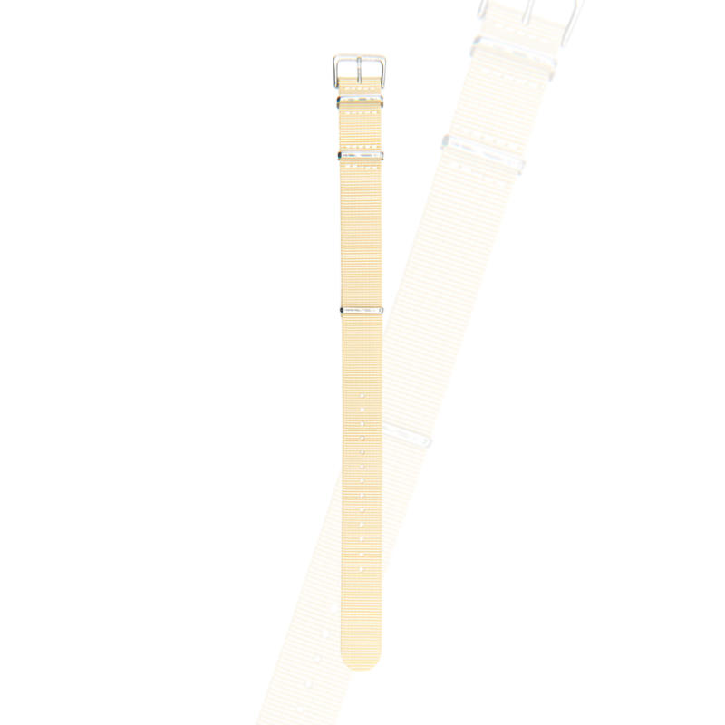 Horlogemakers Nylon: Nylon horlogeband creme