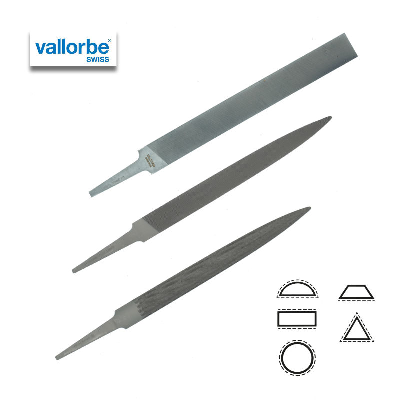 Juweliers Zagen, vijlen en schuren: Vallorbe handvijlen