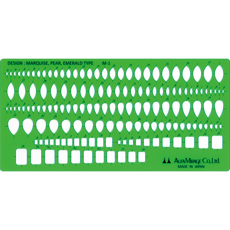 Divers Tekensjablonen: Alfa Mirage tekensjabloon m1