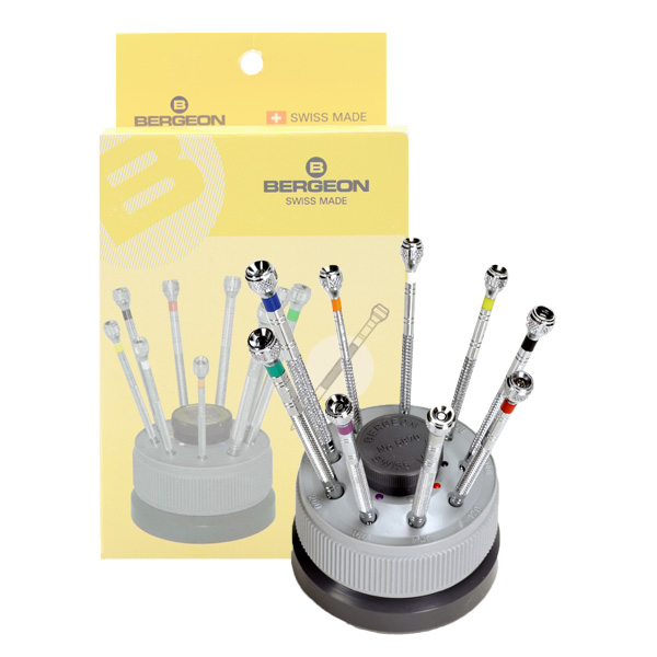 Horlogemakers Gereedschappen: Bergeon 5970 schroevendraaier set