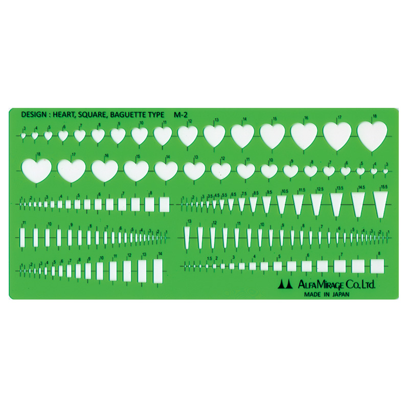 Divers Tekensjablonen: Alfa Mirage tekensjabloon m2