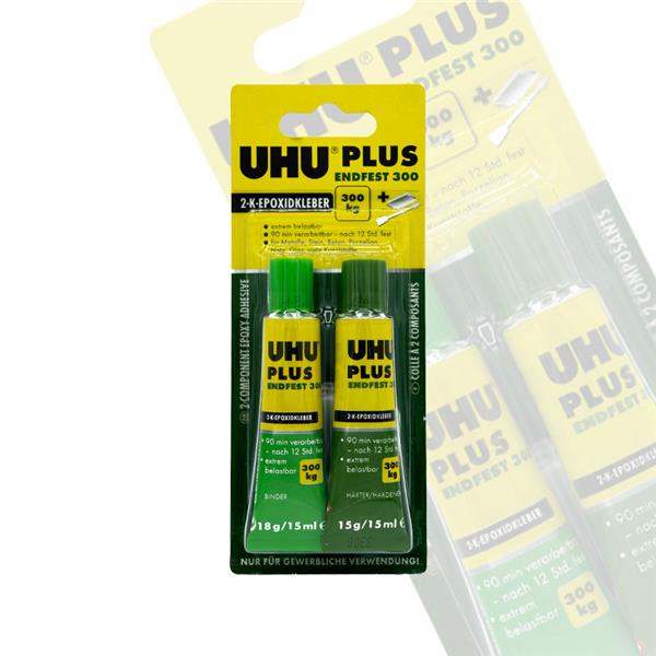 Gereedschap UHU plus 2 Componentenlijm (groen)