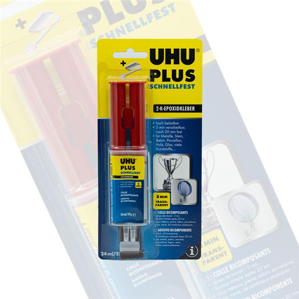 Gereedschap UHU plus 2 Componentenlijm spuit