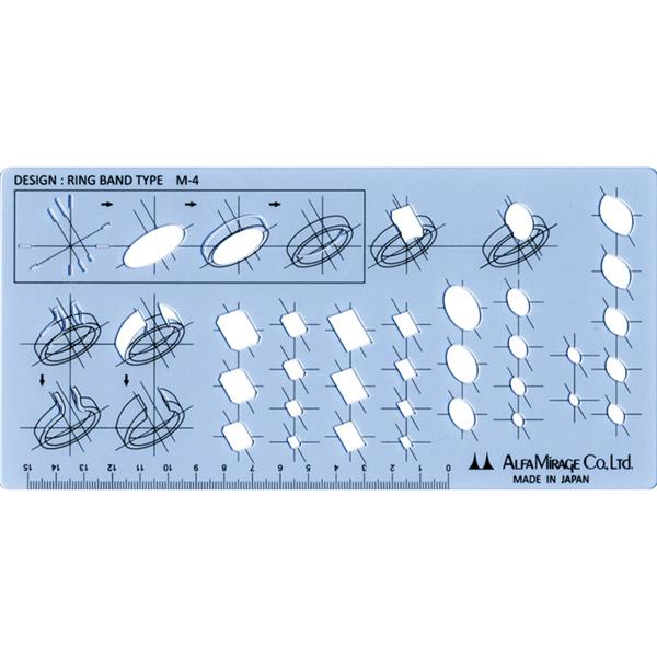 Gereedschap Alfa Mirage tekensjabloon m4